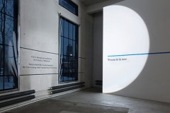 Isabelle Lartault - Michel Verjux · Correspondances, 2015, Installationsansicht St.Gallen.
Foto: Stefan Rohner