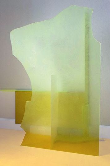Barbara Davi · Slice (yellow), 2017, Digitalprint auf Papier, 141x94 cm