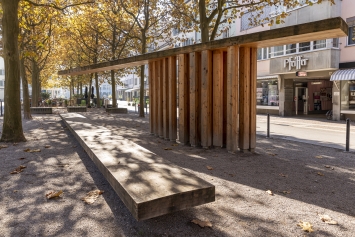 Andreas Fritschi: Plaza, 2016. Kunst im öffentlichen Raum der Stadt Winterthur. Fotografie: Lea Reutimann