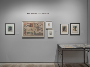Lyonel Feininger, La ville et la mer, Cabinet cantonal des estampes, Musée Jenisch Vevey, 2021 (Ausstellungsansicht). Foto: Julien Grémaud