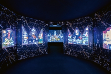 Guerreiro do Divino Amor · Superfictional Sanctuaries, Ausstellungsansicht Centre d’Art Contemporain Genève, 2022. Foto: Julien Girard