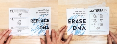 Heather Dewey-Hagborg / Jarad Solomon · The official Bionymous Guide to replace your DNA, 2015