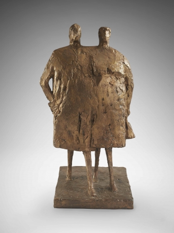 Melanie Rüegg-Leuthold, «Das Paar», 1977-78,Bronze, 48 x 30 x 18 cm
